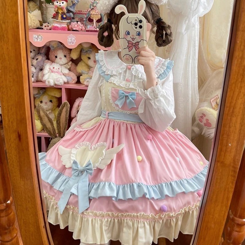 今年人気のロリータSALEハロウィン コスプレロリータ洋装キュートjskキャミソールワンピース レディース 衣装韓国ファッショ