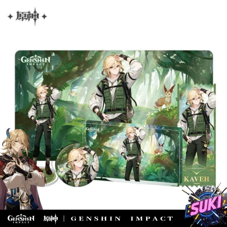 「アクリルスタンド/置物/マウスパッド」【プロ品質を極める!】原神 グッズ / カーヴェ インプレッションシリーズ / Genshin Impact Kaveh 卡维 げんしん コスプレ