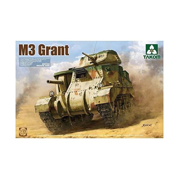 TAKOM TAK-2086 model kit， British medium tank M3 Grant 並行輸入品 21,682円