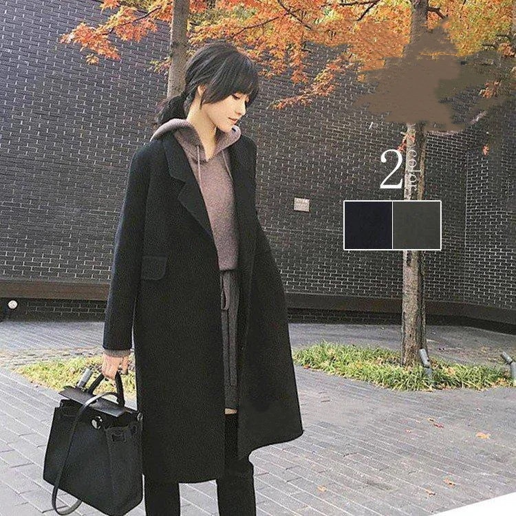 新入庫 レディースコートジャケットチェスターコート冬秋通勤エレガント新作OLアウターウールマキシ丈ロングコートオーバーコート