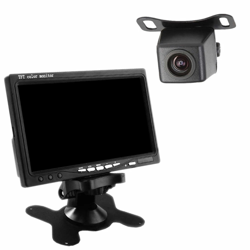 破格値7.0インチ オンダッシュ 液晶モニター A0119N バックカメラセット 36万画素 広角170度 防水 カーモニター 車載モニター リアカメラ バックモニターセット 12v カー用品 OMT