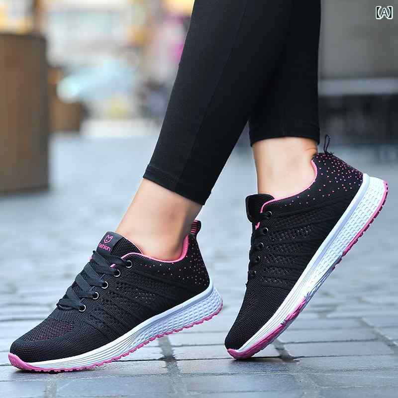 ハイキング シューズ 夏 通気性 ランニング シューズ レディース カジュアル スポーツ シューズ レディース 防臭 滑り止め 屋外