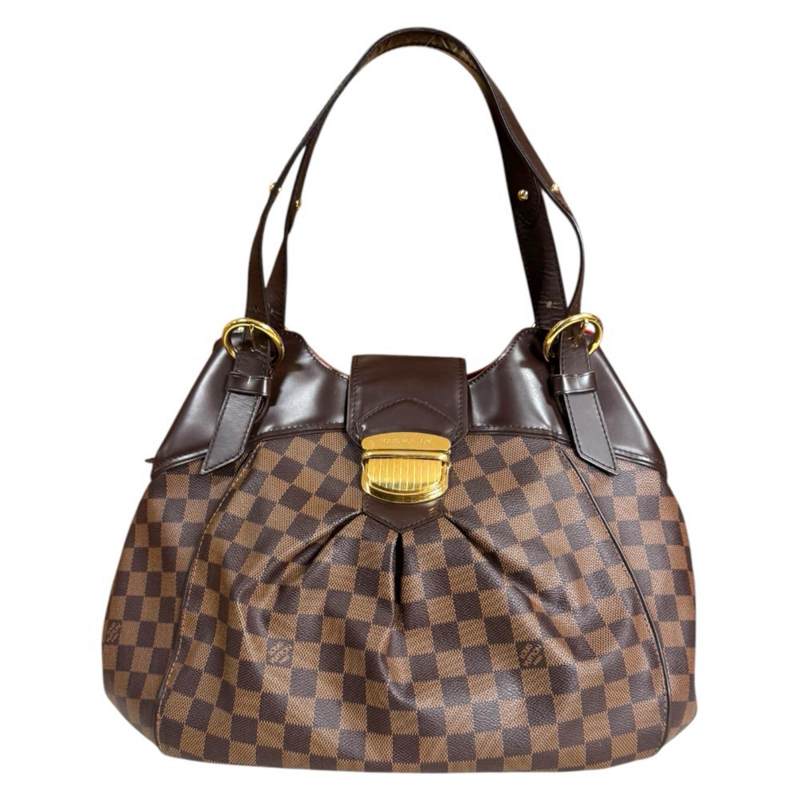 ルイヴィトン システィナGM ダミエ ショルダーバッグ ダミエキャンバス N41540 ブラウン LOUIS VUITTON 中古