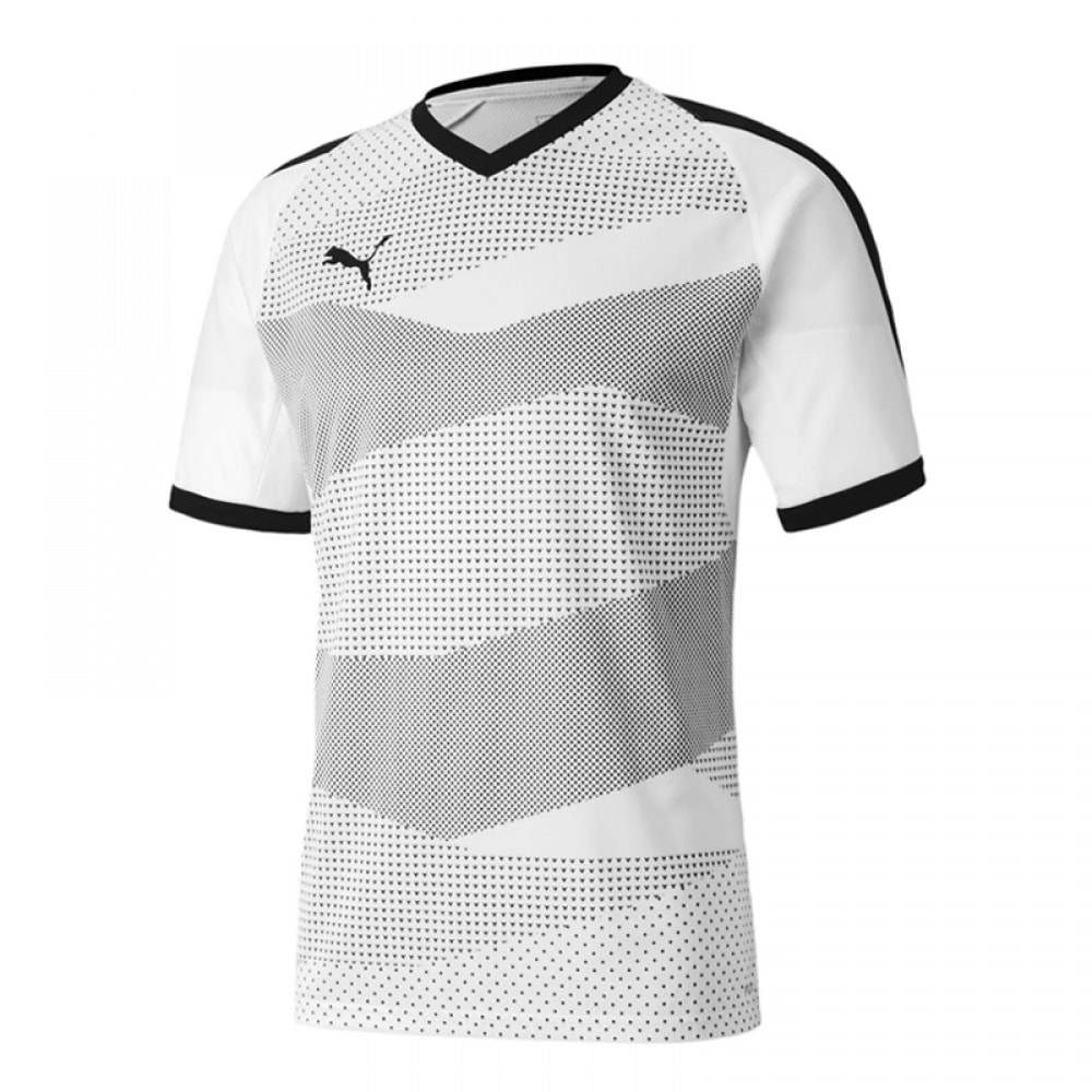 PUMA チームファイナルインドアジャージ (70449104) メンズ半袖ラウンド T シャツ