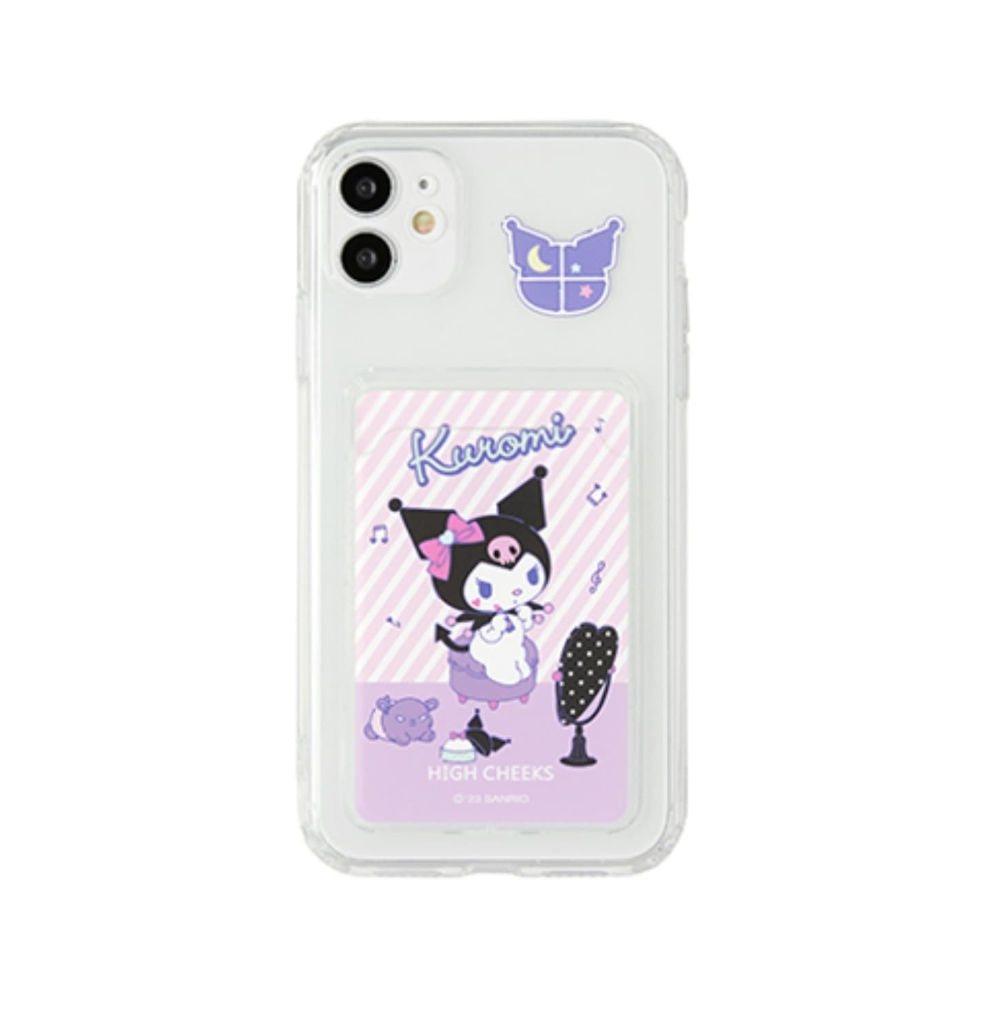 HIGH CHEEKS Kuromi Jelly Card iPhone ケース