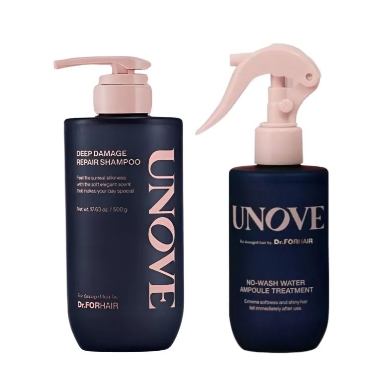 【SET】 ディープダメージリペアシャンプー 500g + ノーウォッシュウォーターアンプルトリートメント 200ml
