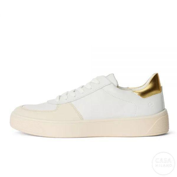 W ストリート トレイ ロゴ スニーカー レディース ライムストーン 291543 60947