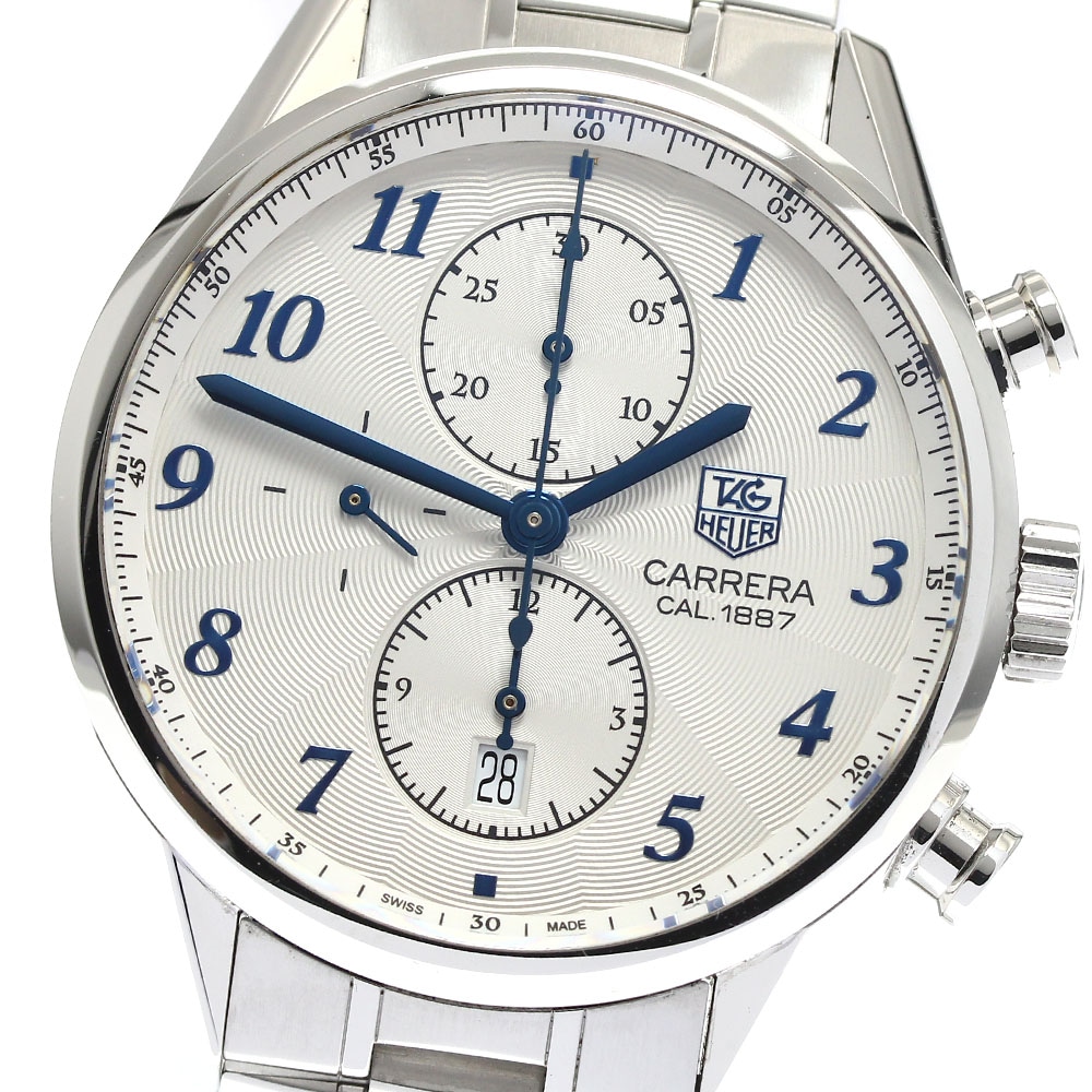 タグホイヤー TAG HEUER CAR2114 カレラ キャリバー1887 クロノグラフ 自動巻き メンズ 良品 箱・保証書付き_888449【中古】