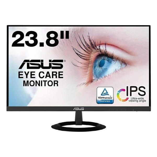 TeK ワイド液晶ディスプレイ 23.8型/1920×1080/HDMIアナログRGB/ブラック/スピーカー内蔵/HDMIケーブル同梱/3年保証/目に優しいEye Care技術ブルーライト減軽 12,359円