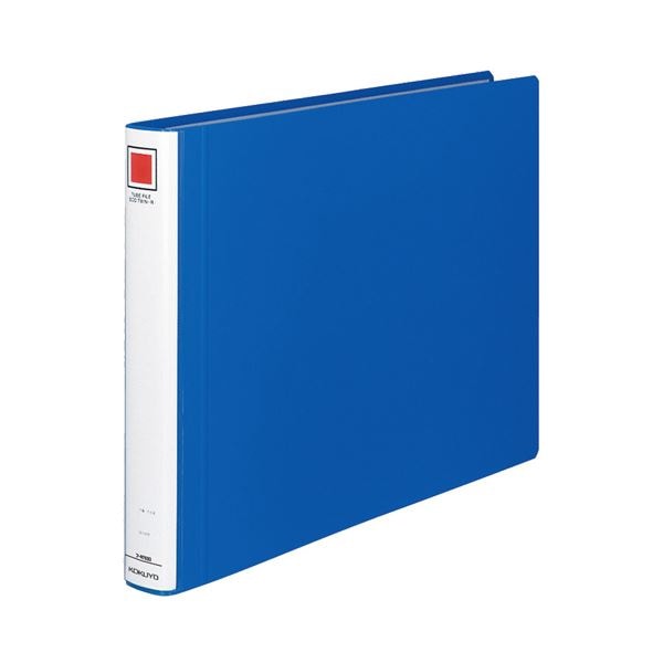 (まとめ) コクヨ チューブファイル(エコツインR) A3ヨコ 300枚収容 背幅45mm 青 フ-RT633B 1冊 (×10セット)