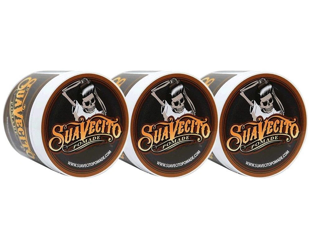 Suavecito Pomade Original Hold 4 oz (Pack of 3)