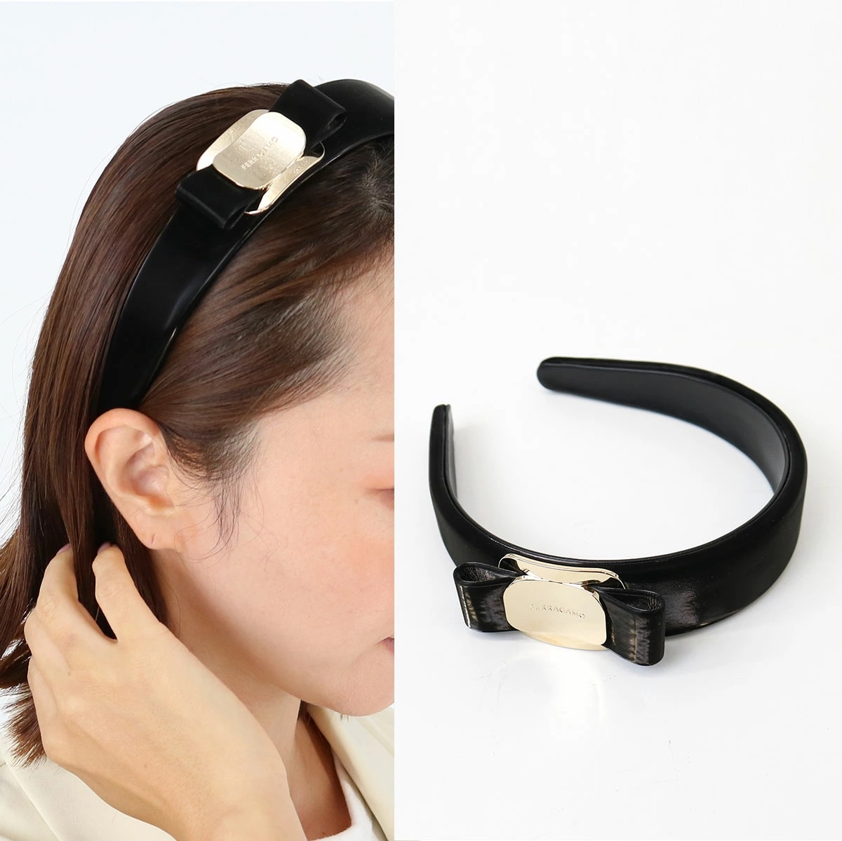 カチューシャ 34 0454 786467 リボン ロゴ ヘアアクセサリー ギフト プレゼント ブランド