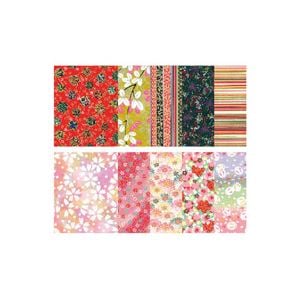 （まとめ） hanaoka A3判高級友禅和紙10枚 Aセット(×2セット)