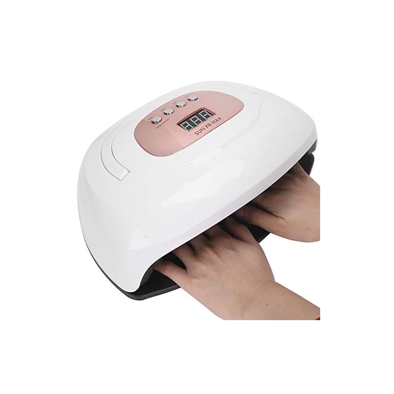 ネイルドライヤーランプ150w半永久マニキュア57ランプビーズLED/UVジェルマニキュアペディキュアネイルアート自宅とサロン用のマニキュア硬化ライトマシン(02)