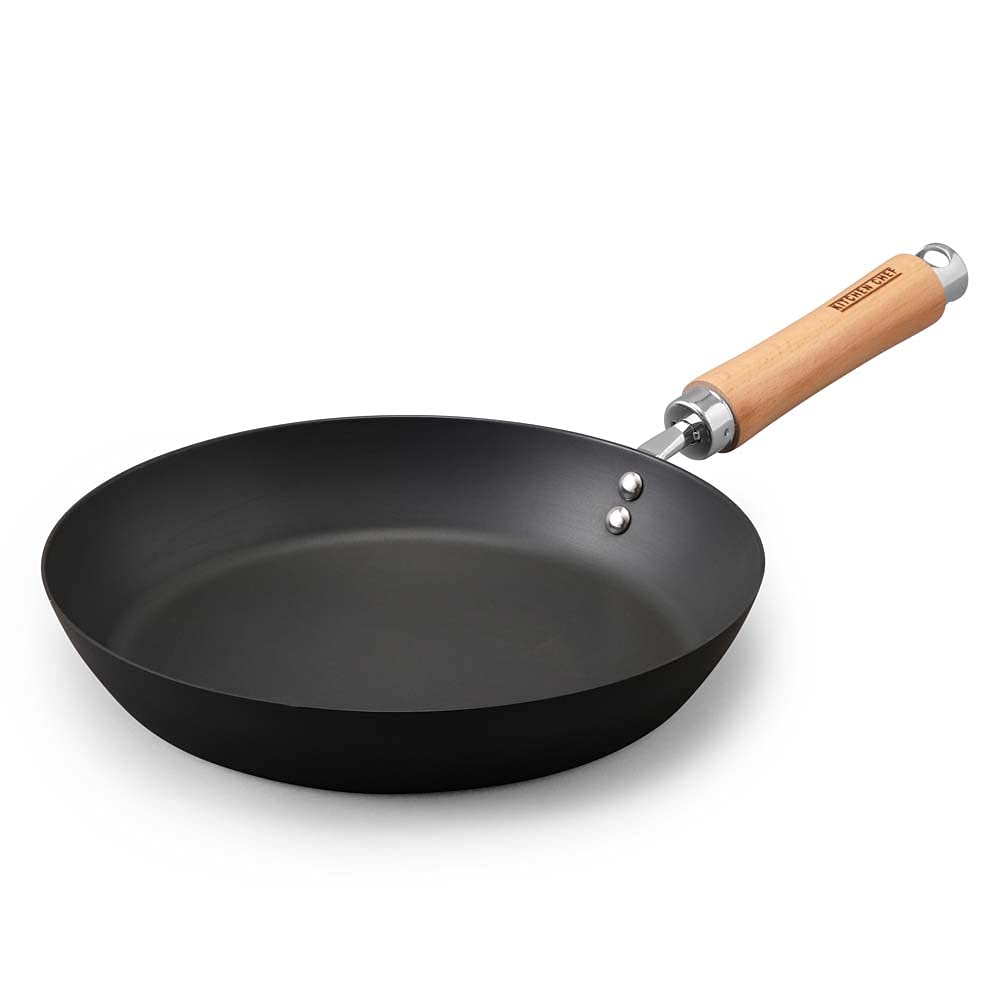 即日発送 アイリスオーヤマ フライパン 鉄 29cm 肉厚タイプ IH対応 お肉がおいしく焼ける 軽量 お手入れ簡単 サビにくい 長持ち 扱いやすい鉄フライパン SCPT-F29 ブラック