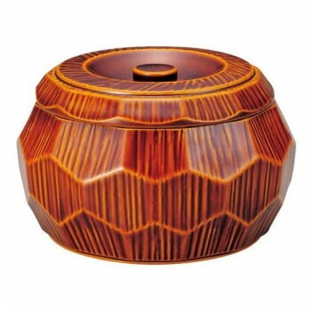 福井クラフト　はつり亀甲丼（蓋/親） 本漆調春慶塗 41000200