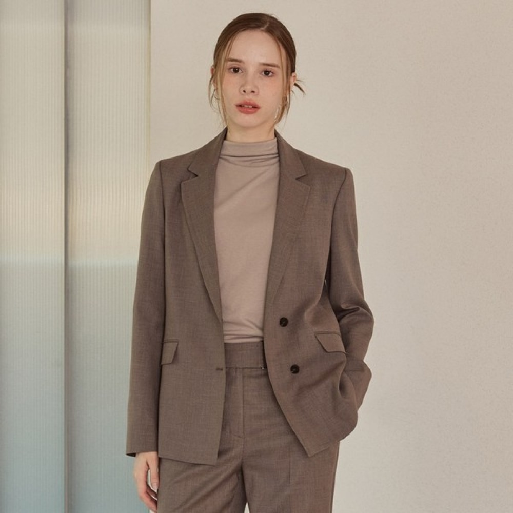 (リアーナニューヨーク) メランジスリムフィットジャケット RRHWJK010