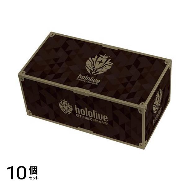 hololive ホロライブオフィシャルホロカストレージボックス ブランドロゴ Black 1個入 10個セット