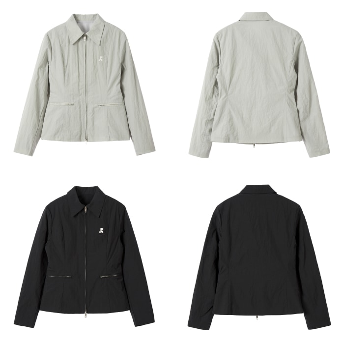 ★関税込★Rest&Recreation★RR TWO WAY ZIPPER NYLON JACKET REST & RECREATION】 RR TWO WAY ZIPPER NYLON JACKET : 2COLORS
