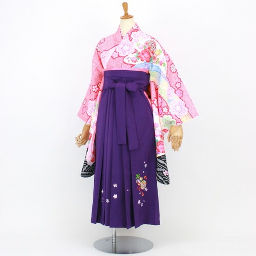 レンタル７泊８日 卒業式 袴 レンタル 小学生 ジュニア卒業式袴セット2尺袖着物＆袴 フルセットレンタル 安い キッズ ジュニア 小学校 十三参り ひな祭り 着物 衣装