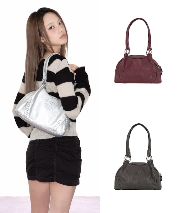 as”on] BONITA MINI BAG / SILVER 正規品 韓国ブランド 韓国通販