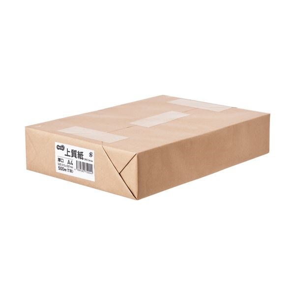 （まとめ） TANOSEE 上質紙 厚口 A41冊（500枚） [x5セット]