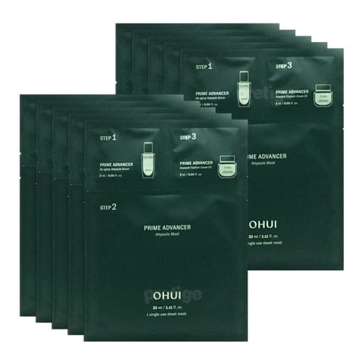 プライムアドバンサ アンプルマスク 3-STEP 10枚 (弾力ケア/ 韓国スキンケア)