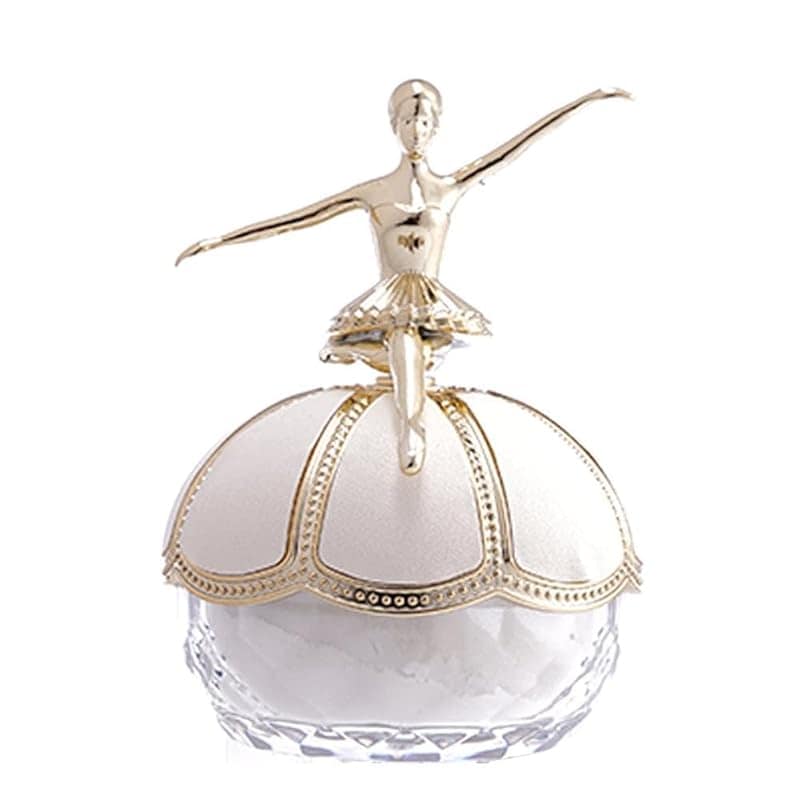 GECOMOパフ ルースパウダー テカリ防止 化粧崩れ防止 ルースパウダー セッティングパウダー セッティングパウダー バレエイメージ 透明感アップ ウォータープルーフ 毛穴目立たない ソフトフォーカ