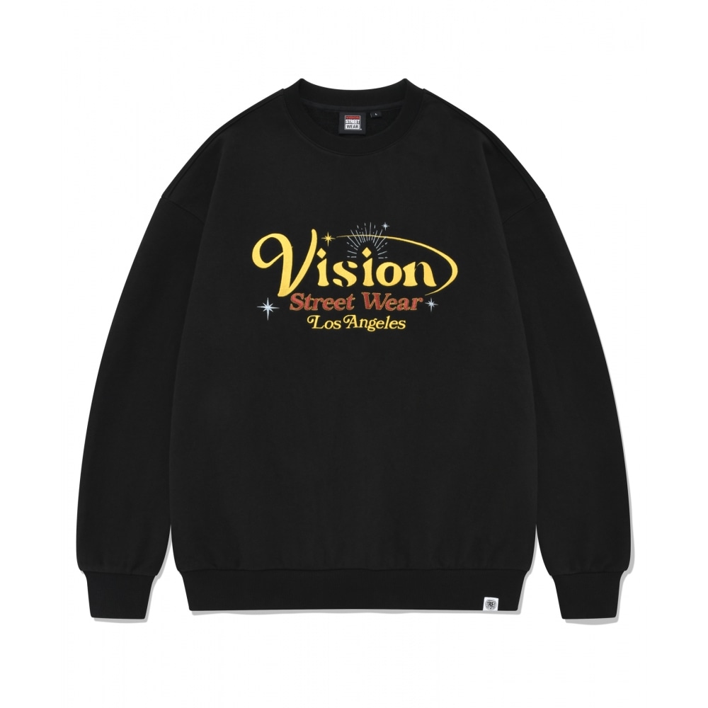 VISION StreetWEAR VSW シャインロゴ クルーネック ブラック 5,507円