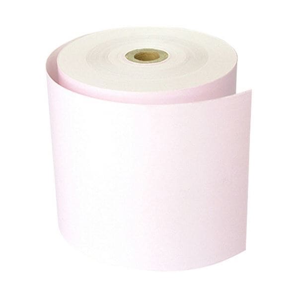 小林 カラーサーマルロール紙 80mm幅x63m巻 ピンク 23-401100-08 1箱（8巻）