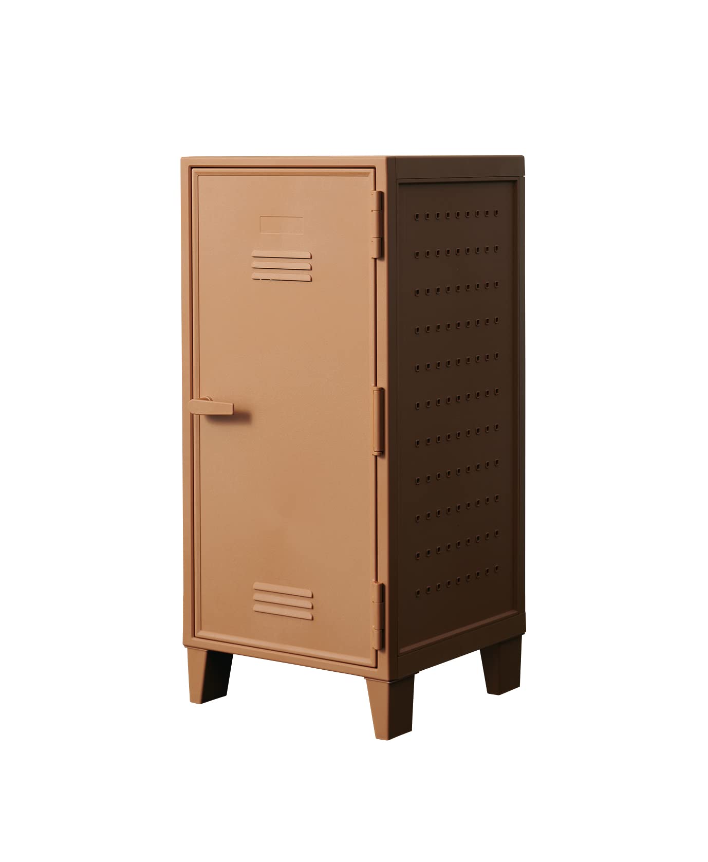 全国送料無料 天馬(Tenma) バッゾ VAZZO ロッカー型 収納 レトロ ペグキャビネット オレンジ 幅35.5×奥行35.5×高さ76.5cm