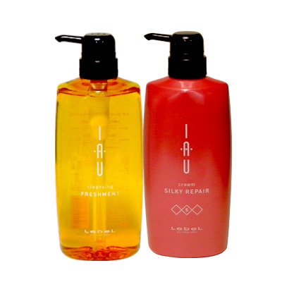 Lebel ルベル IAU イオ クレンジング フレッシュメント(シャンプー)600ml＆イオ クリーム シルキーリペア トリートメント600ml