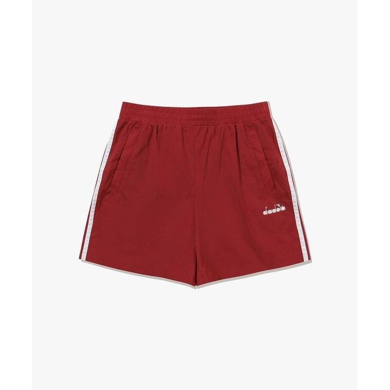 ディアドラ diadora ベント 4分丈ショーツ RED D6123LWP04RDD 417875