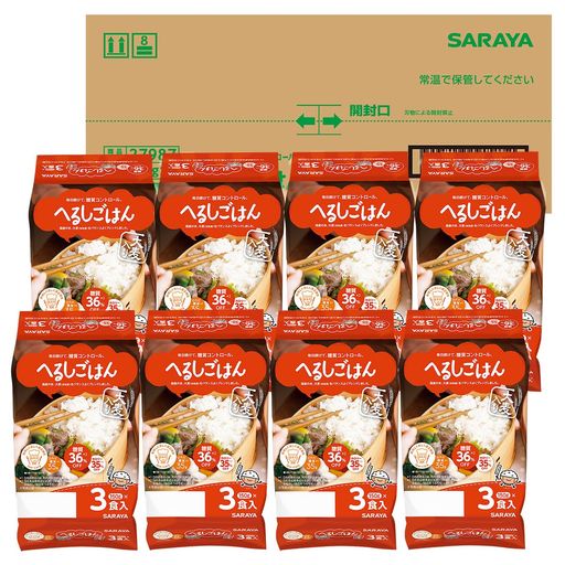 サラヤ へるしごはん (150G×3食入)×8個