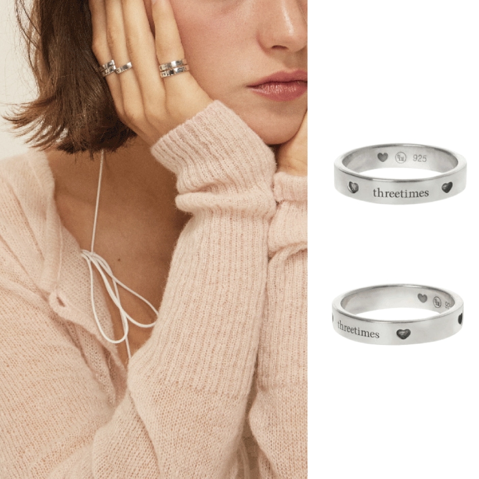 【threetimes】24FW Hug ring 指輪 リング Qoo10] threetimes 24FW Hug ring 指輪 リング : 腕時計