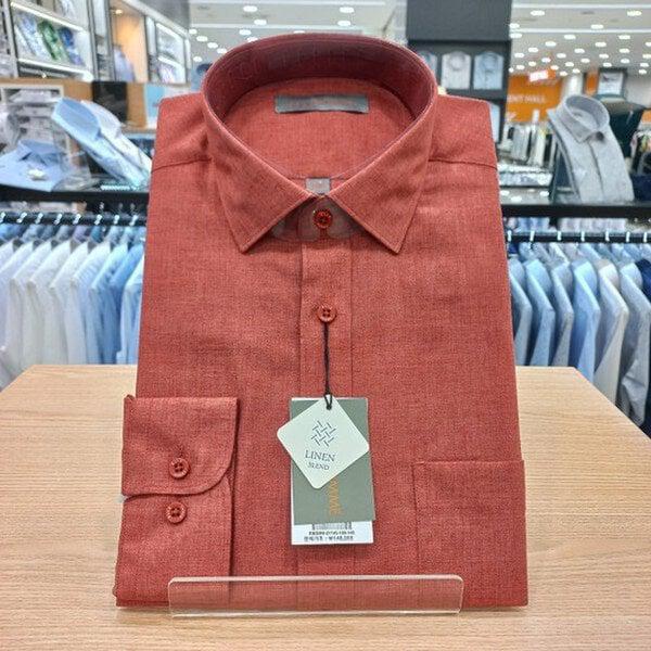 リネン混紡ソリッド/EBDMR-01145_IC