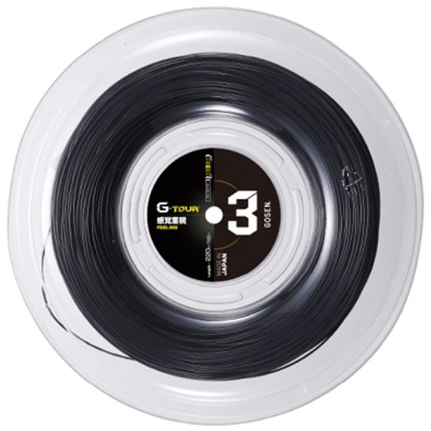 G-TOUR3 17L ブラック テニス硬式 ガット (tsgt322bk)