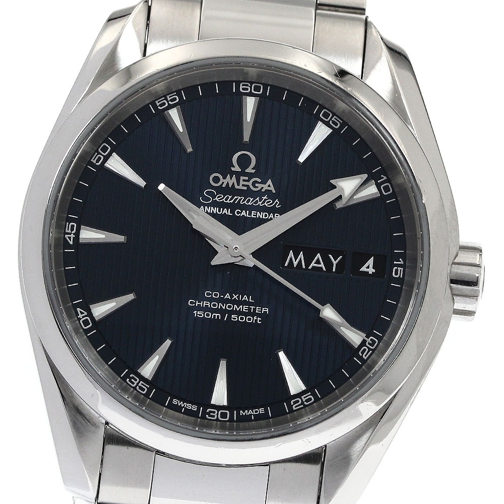 オメガ OMEGA 231.10.39.22.03.001 シーマスター アクアテラ アニュアルカレンダー 自動巻き メンズ _886696【中古】