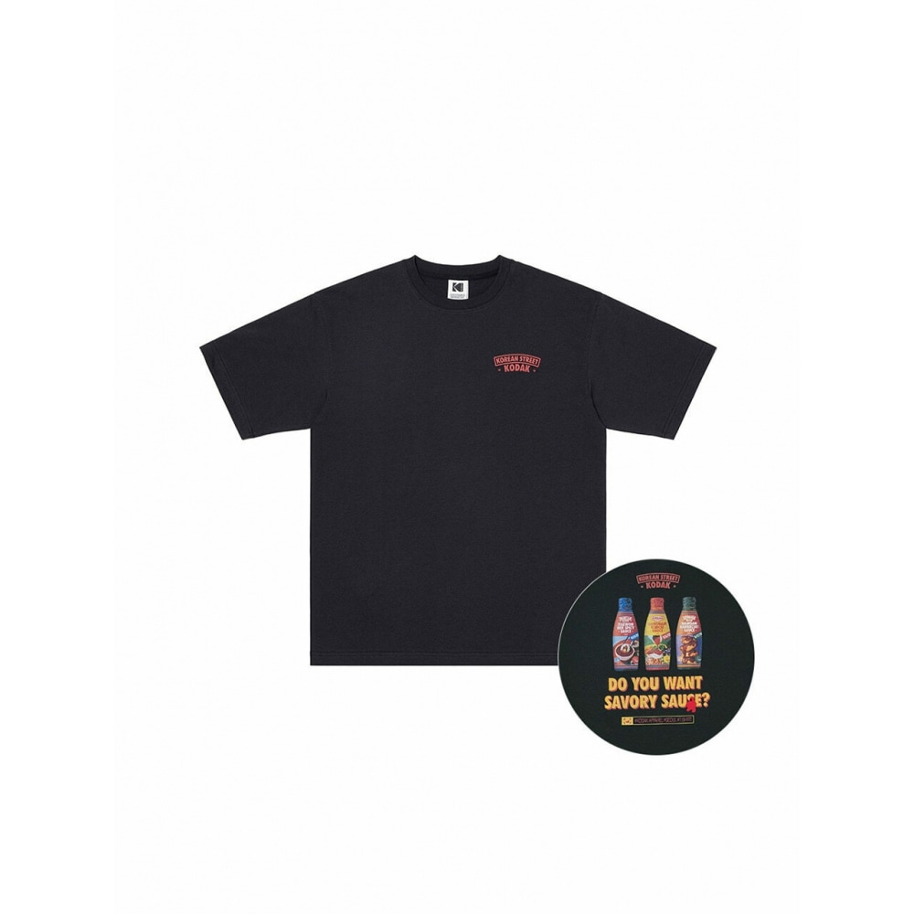 コダックアパレルグラフィックエアロクール T シャツレッド
