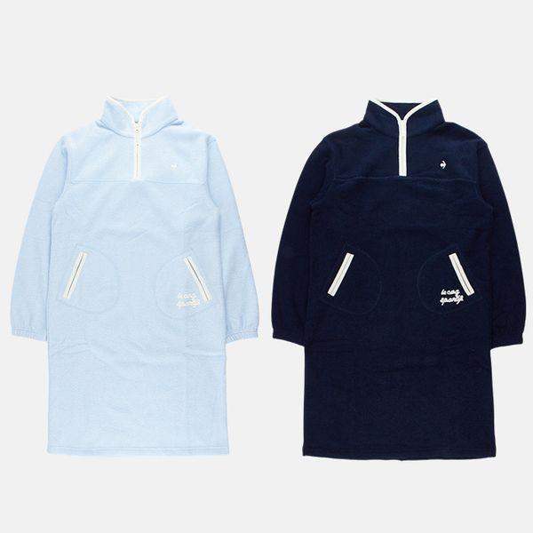 女性ルーズフィットフラッピーニットテリー長袖ワンピース QP422OOPO1_P407937961