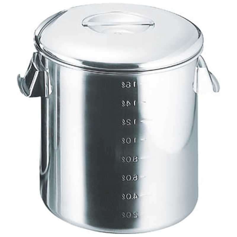 スギコ産業　18-8目盛付深型キッチンポット 内蓋式 280x280　SH4628D 9,605円
