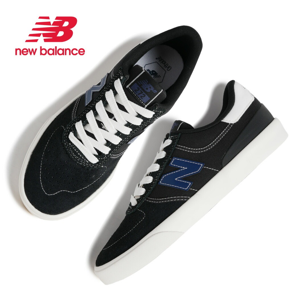 NEW BALANCE ニューバランス ヌメリック 272 スニーカー NUMERIC UN272BRL BLACK ECLIPSE ( ブラック 黒 青 ブルー メンズ スケート SKATE )