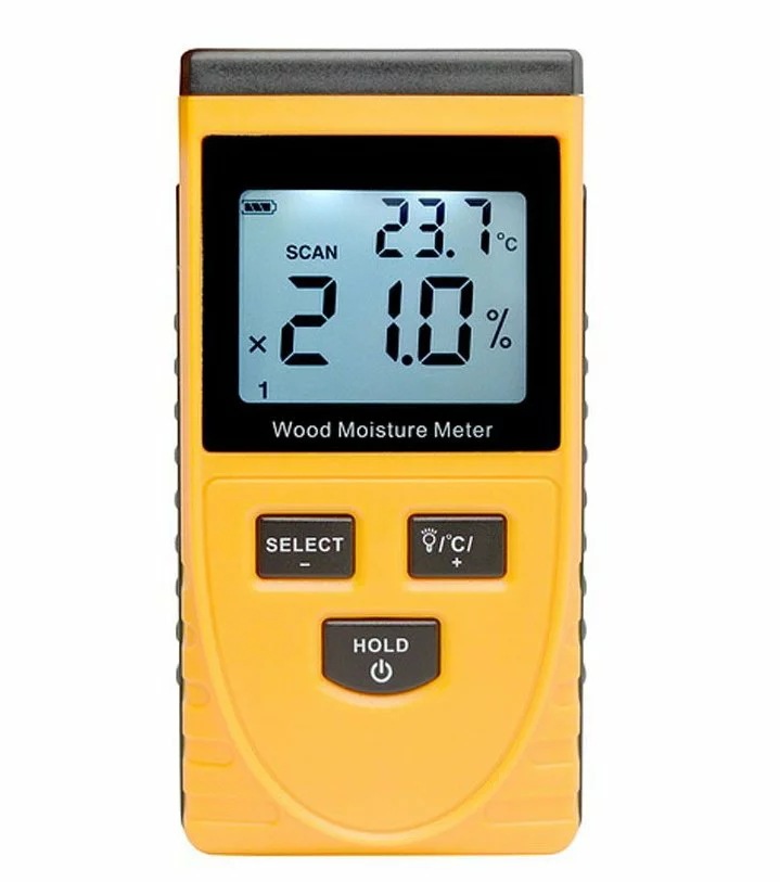 日本語取説付デジタル非破壊式木材水分計誘導式木材水分計 含水計 含水率計 測量機器 測量用品 建築用品 木材水分チェッカー