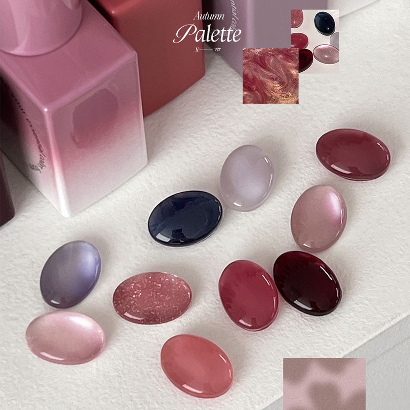 [MOREgel] 【Autumn Palette】 ver.2-10色 セット / 秋ネイル シロップ