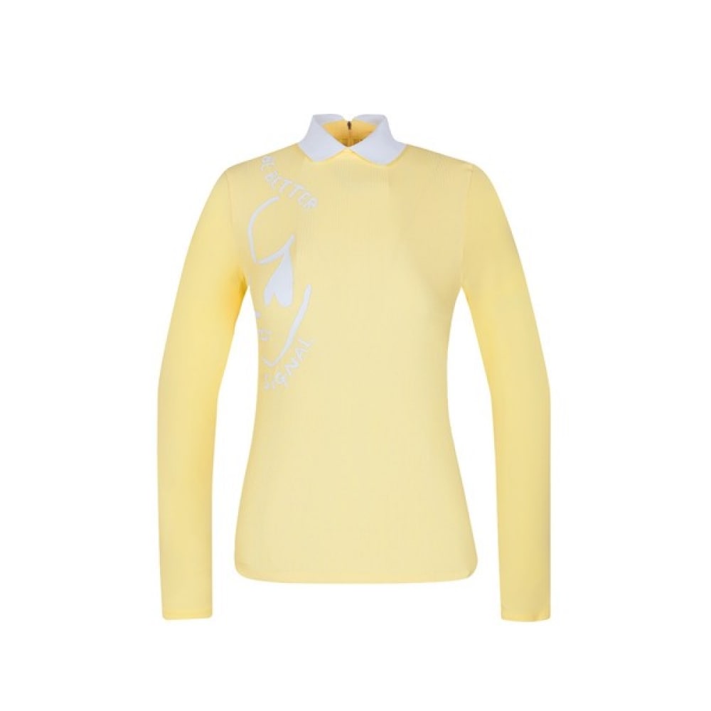 [カステルバジャック] 女性用ボーンティッシュスリーブクールヨーコカラー Tシャツ_BGCMTS714YE 8,973円