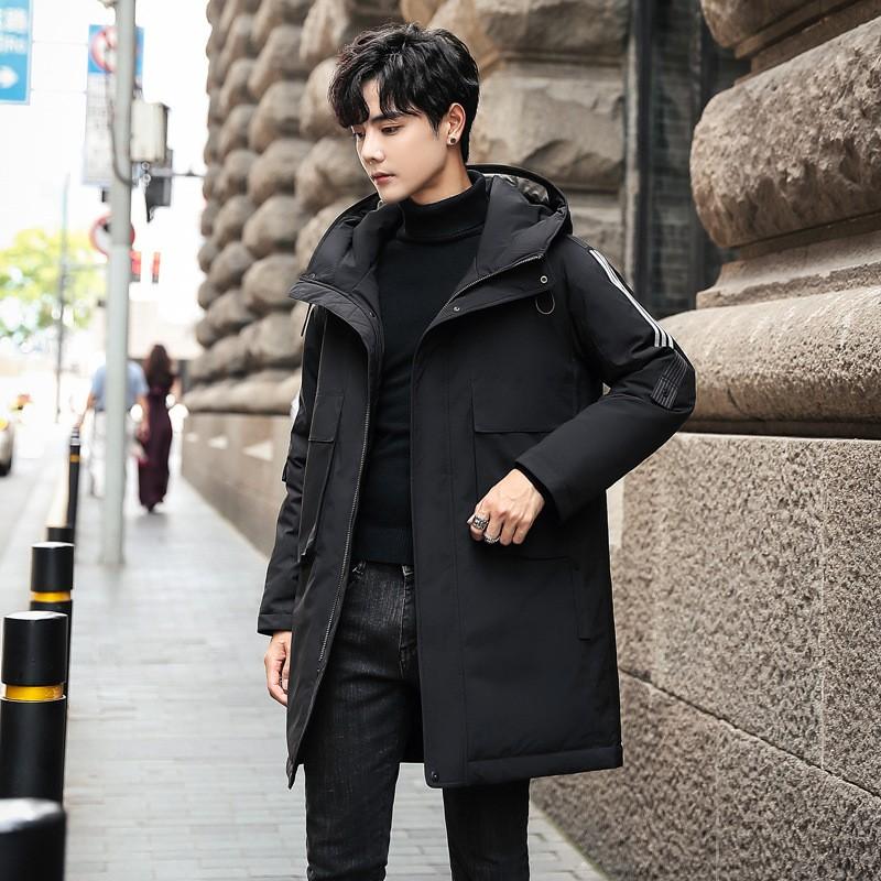 カッコイイ ブラック メンズ 上品 青春 令和 ダウンジャケット 防寒 厚手 軽量 秋冬 中綿コート お洒落 フード付き 中綿 スリム メンズ 冬服 ジャケット