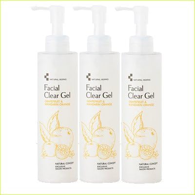 キクボシ ナチュラルワークス フェイシャルクリアジェル 200ml 3本セット