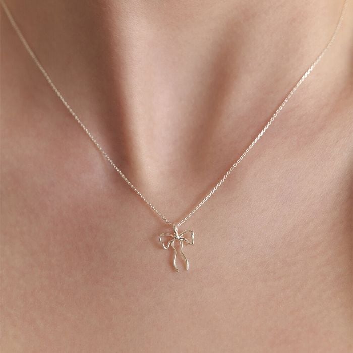 Ivy Ribbon Necklace 2色 おしゃれ アイドル愛用ブランド 韓国人気 韓国ファッション