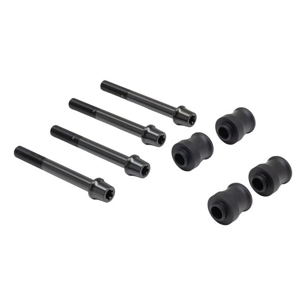 オフセットカラーマウントボルトセット 適合キャリパーA テーパーキャップ ブラック CBK-02ATB