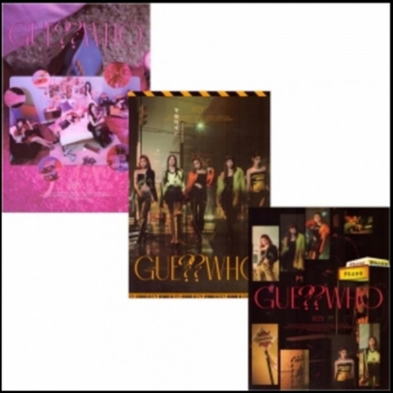 [未開封新品]（3種セット/ポスター選択）ありITZYアルバムGUESS WHO（LRE001）